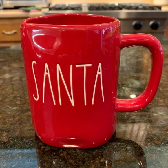 Rae Dunn Other - Rae Dunn SANTA Mug Red Ceramic Cup Artisan Collection LL Holiday Christmas Decor